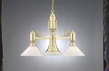 Hi-Lite MFG Co. H-5223-D-77-OPAL - 4-LIGHT CHANDELIER